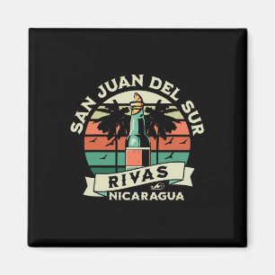 San Juan Del Sur Rivas Nicaragua Karte Artesanía S Magnet