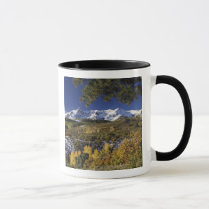 San Juan-Gebirge und Aspen-Bäume in Fallfarbe Tasse
