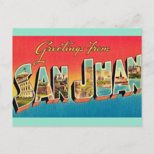 San Juan Grußkarte Postkarte