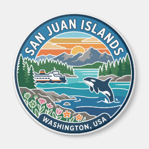 San Juan Inseln USA Magnet