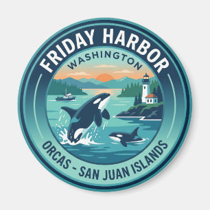 San Juan Inseln USA Magnet