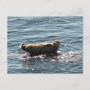 San Juan Island Grüße Postkarte