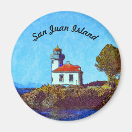 San Juan Island Limon Kiln Leuchtturm Magnet