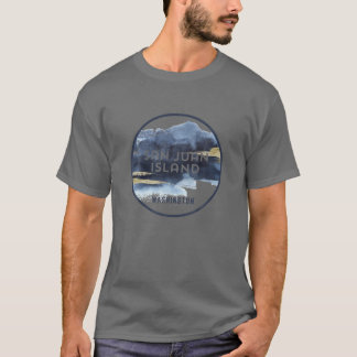 San Juan Island, Washington Pacific NW Wassercolor T-Shirt