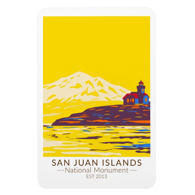 San Juan Islands National Monument Washington Magnet (Vertikal)