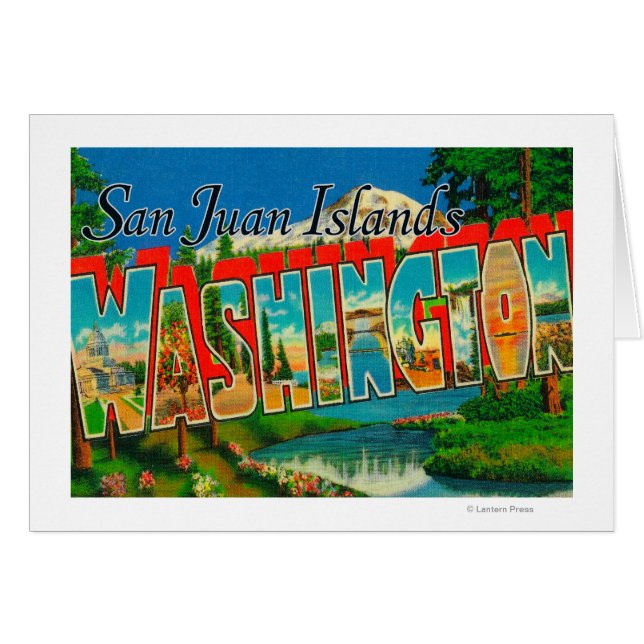 San Juan Islands, WashingtonLarge Letter (Vorderseite (Horizontal))