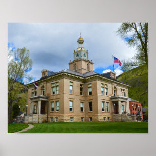 San Juan Landkreis Courthouse, Silverton, Colorado Poster