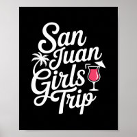 San Juan Mädchen Reise passende Ferien lustige Fra