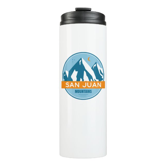 San Juan Mountains Colorado New Mexico Thermosbecher (Vorderseite)