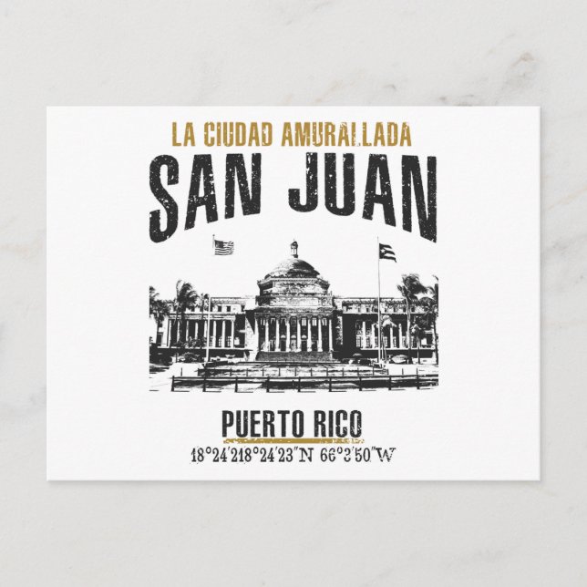 San Juan Postkarte (Vorderseite)