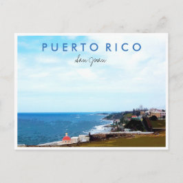 San Juan Puerto Rico Foto Souvenir Postkarte