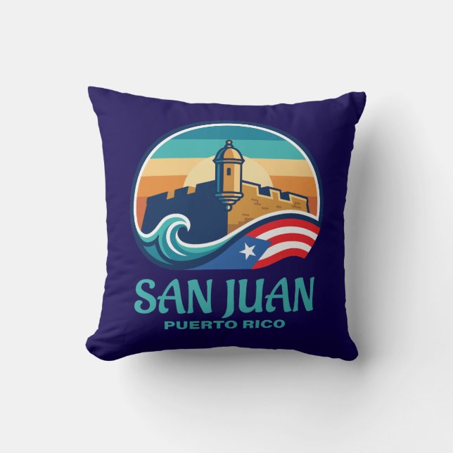 San Juan Puerto Rico Kissen (Vorderseite)