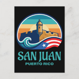 San Juan Puerto Rico Postkarte