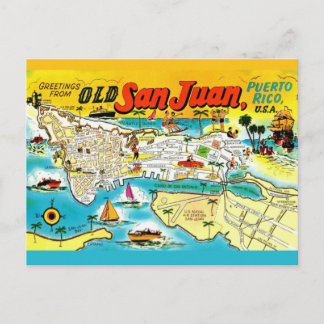 San Juan Puerto Rico Postkarte