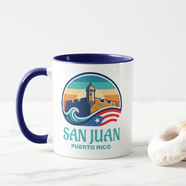 San Juan Puerto Rico Tasse (Mit Donut)