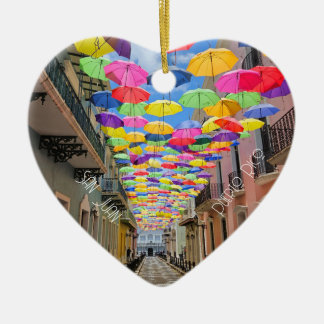 San Juan Puerto Rico Weihnachtsfeier Keramik Ornament