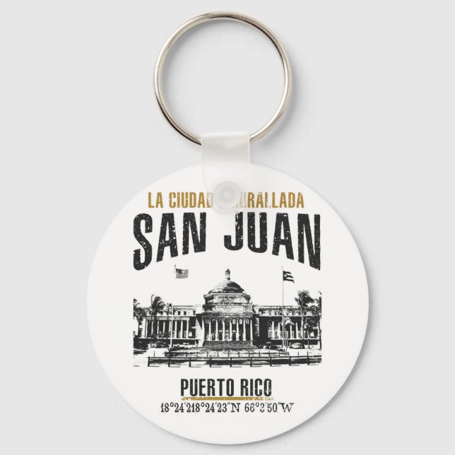 San Juan Schlüsselanhänger (Vorderseite)