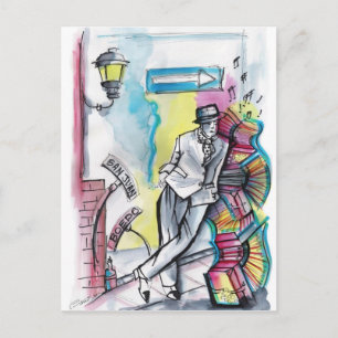 San Juan y Boedo - El compadrito Postkarte