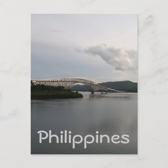 San Juanico Bridge Postkarte (Vorderseite)