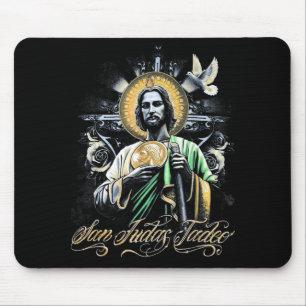 San Judas Tadeo Religiöse Kunst Katholische Heilig Mousepad