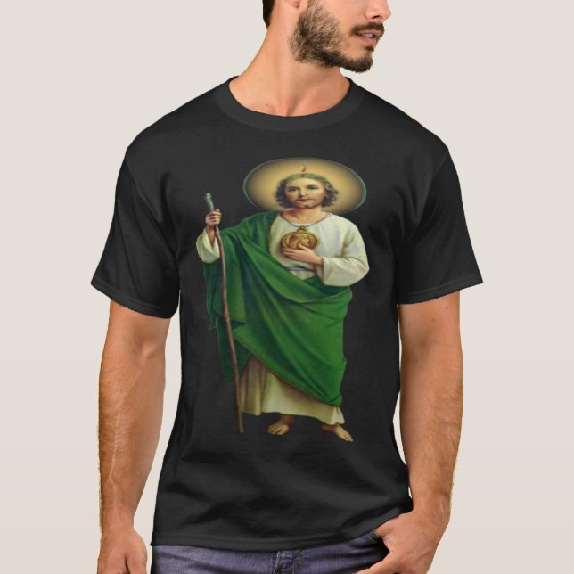 San Judas Tadeo Saint Jude Thaddeus T-Shirt (Vorderseite)