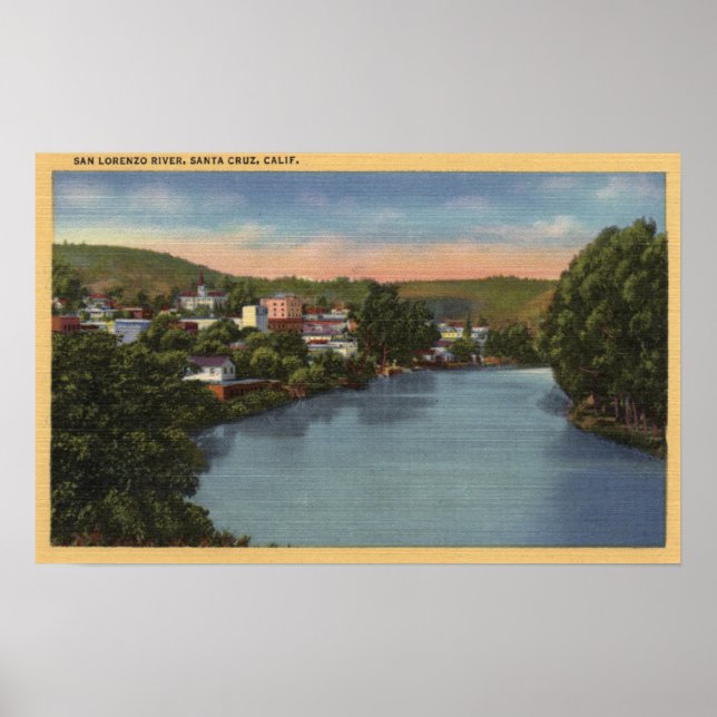 San Lorenzo Fluss Stadtansicht Poster (Vorne)