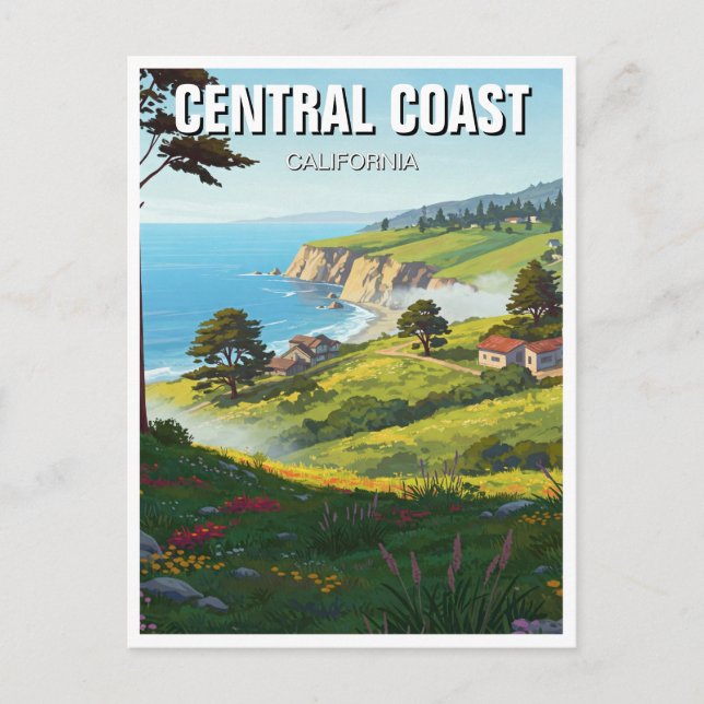 San Luis Obispo California Postkarte (Vorderseite)