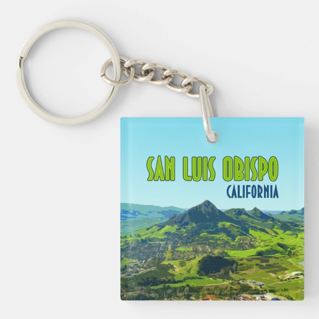 San Luis Obispo Californie Vintage (Devant)