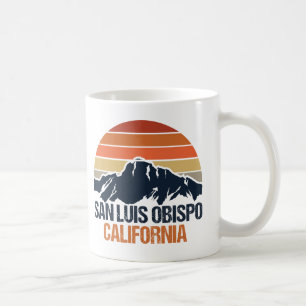 San Luis Obispo Kalifornien Bergsonneuntergang Kaffeetasse