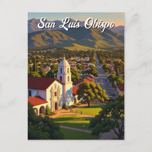 San Luis Obispo Kalifornien Postkarte