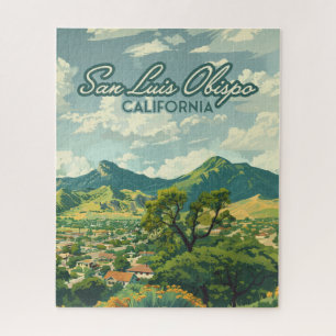 San Luis Obispo SLO California Central Coast Retro