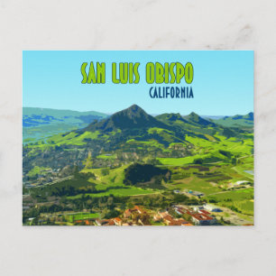 San Luis Obispo Vintag Postkarte
