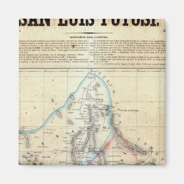 San Luis Potosi, Mexiko 2 Magnet (Vorne)