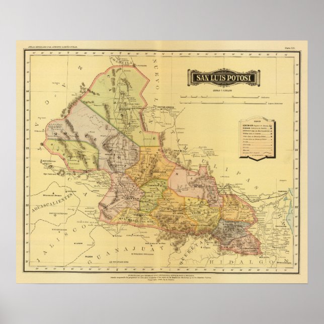 San Luis Potosi Poster (Vorne)