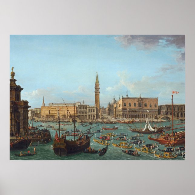 San Marco, Venedig - Antonio Joli Kunstposter Poster (Vorne)