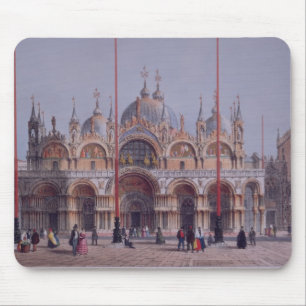 San Marco, Venedig, graviert durch Brizeghel Mousepad