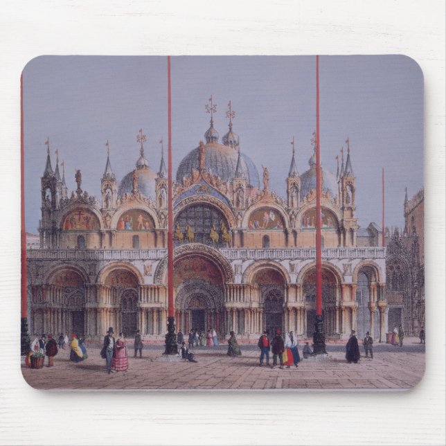 San Marco, Venedig, graviert durch Brizeghel Mousepad (Vorne)