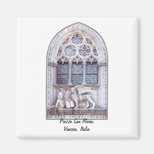 San Marco Winged Lion Window Magnet