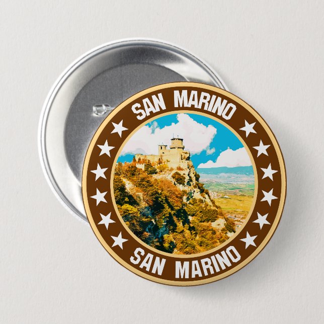 San Marino Button (Vorne & Hinten)