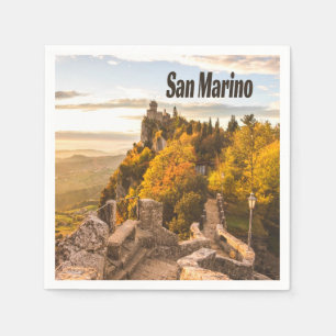 San Marino Europa Drei Türme Serviette