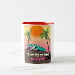San Marino Los Angeles Zweifarbige Tasse