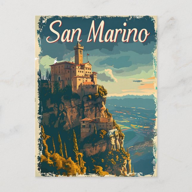 San Marino Postkarte (Vorderseite)