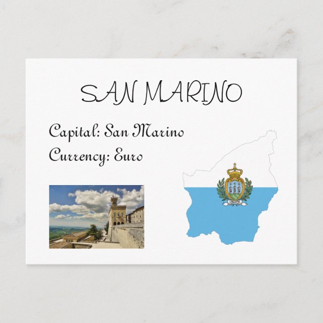 San Marino Postkarte (Vorderseite)