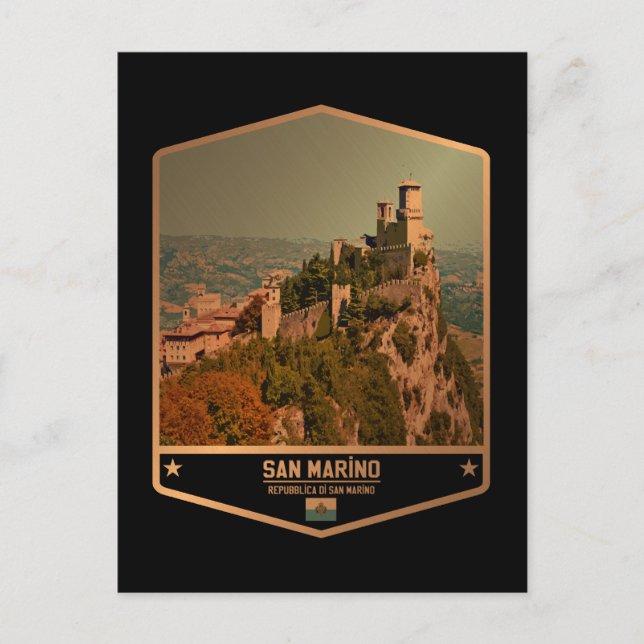 San Marino Postkarte (Vorderseite)