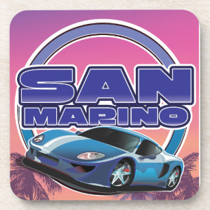 San Marino Sportplakat Getränkeuntersetzer
