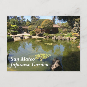 San Mateo Japanischer Garten Postkarte