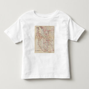 San Mateo, Santa Cruz, Santa Clara, Alameda Kleinkind T-shirt