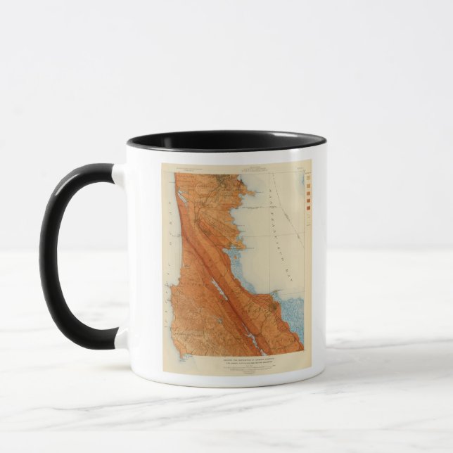 San Mateo Viereck mit Intensität, Störungen Tasse (Links)