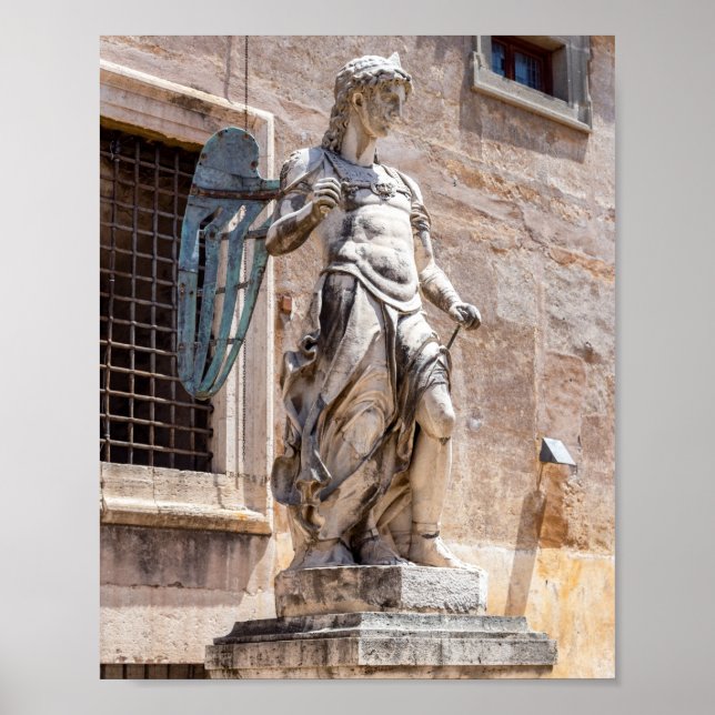 San Michele Kirche Santa Maria delle Grazie Poster (Vorne)
