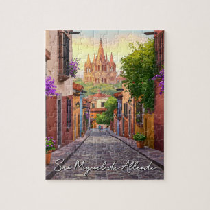 San Miguel de Allende Mexico Reisen Wasserfarbe